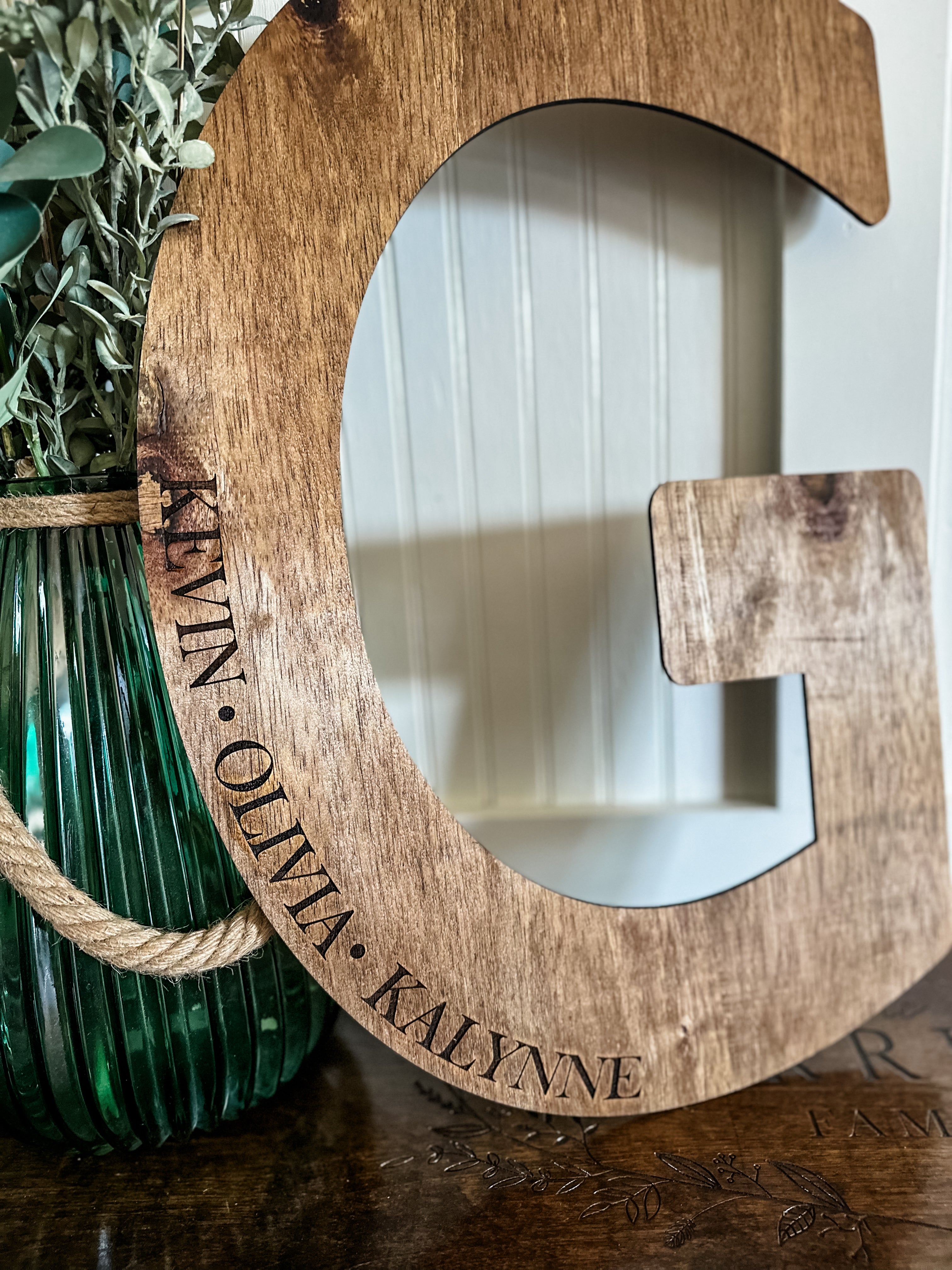 Engraved Initial