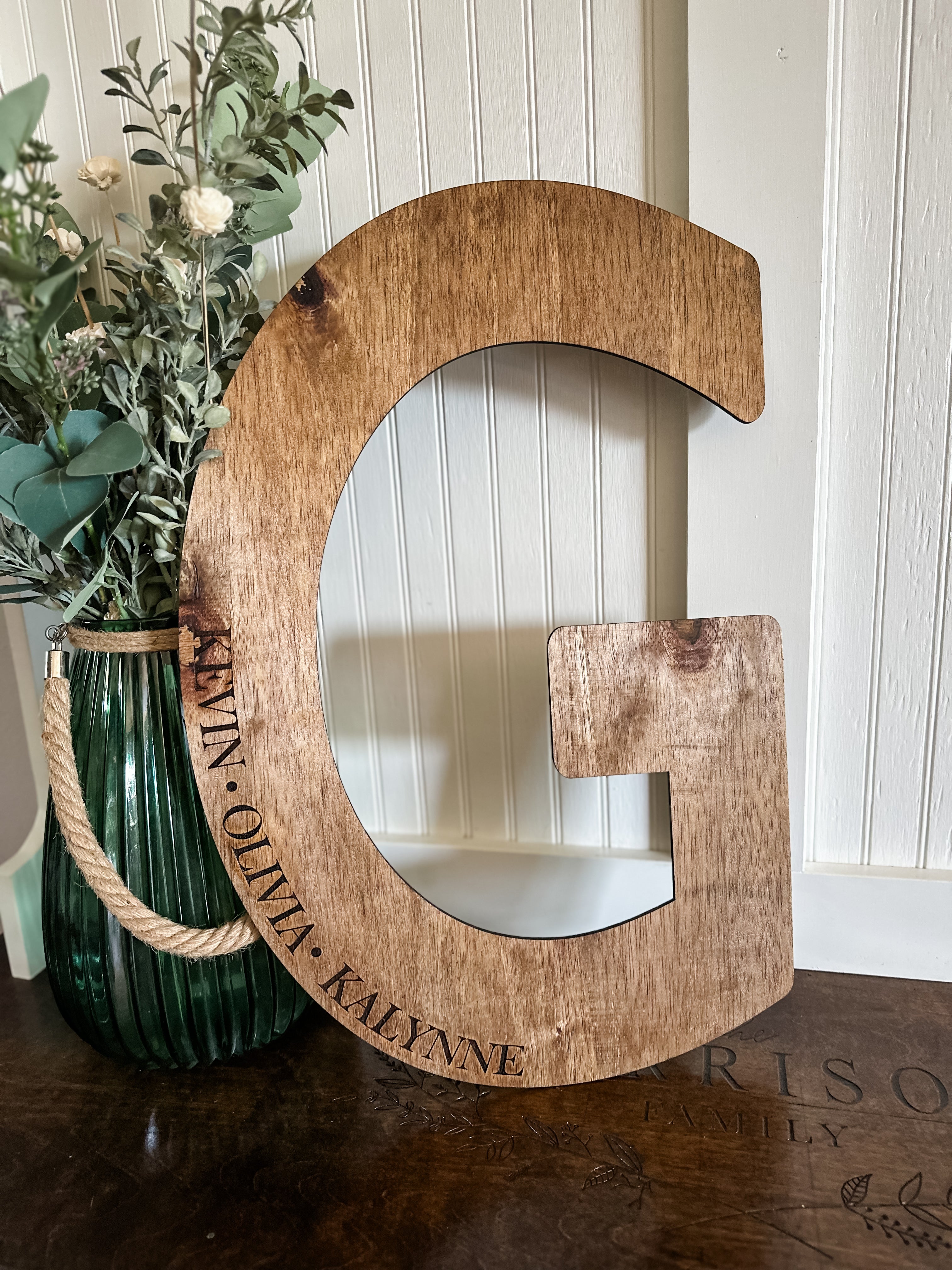 Engraved Initial