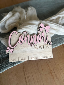 Bow Birth Announcement