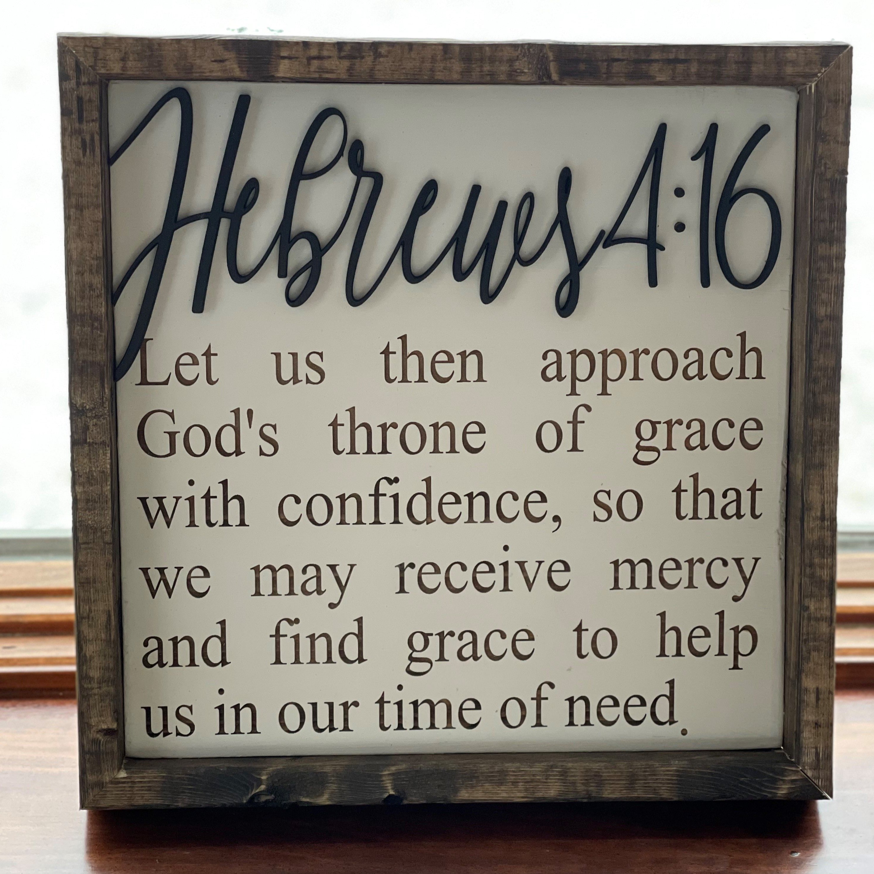 Custom Engraved Scripture