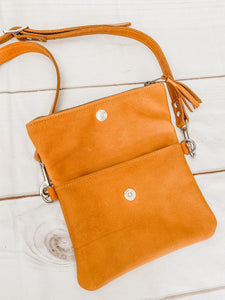 Copy of Foldover Crossbody - Pebble Black