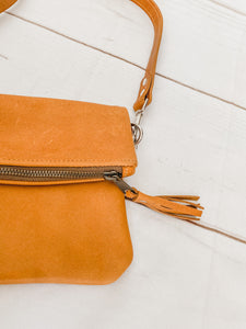 Copy of Foldover Crossbody - Pebble Black