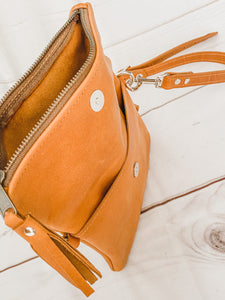 Copy of Foldover Crossbody - Pebble Black