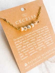 Sea Sediment Jasper Gemstone Necklace