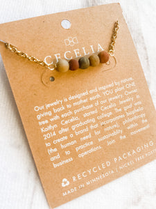 Red Creek Jasper Gemstone Necklace