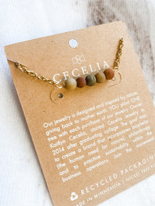 Red Creek Jasper Gemstone Necklace